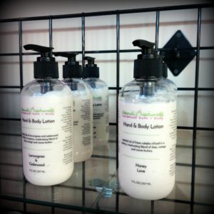 image of nandi's naturals lotions with new labels